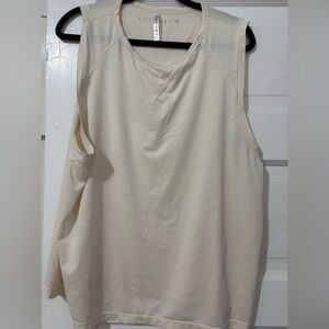 Fabletics Cream Muscle Tee